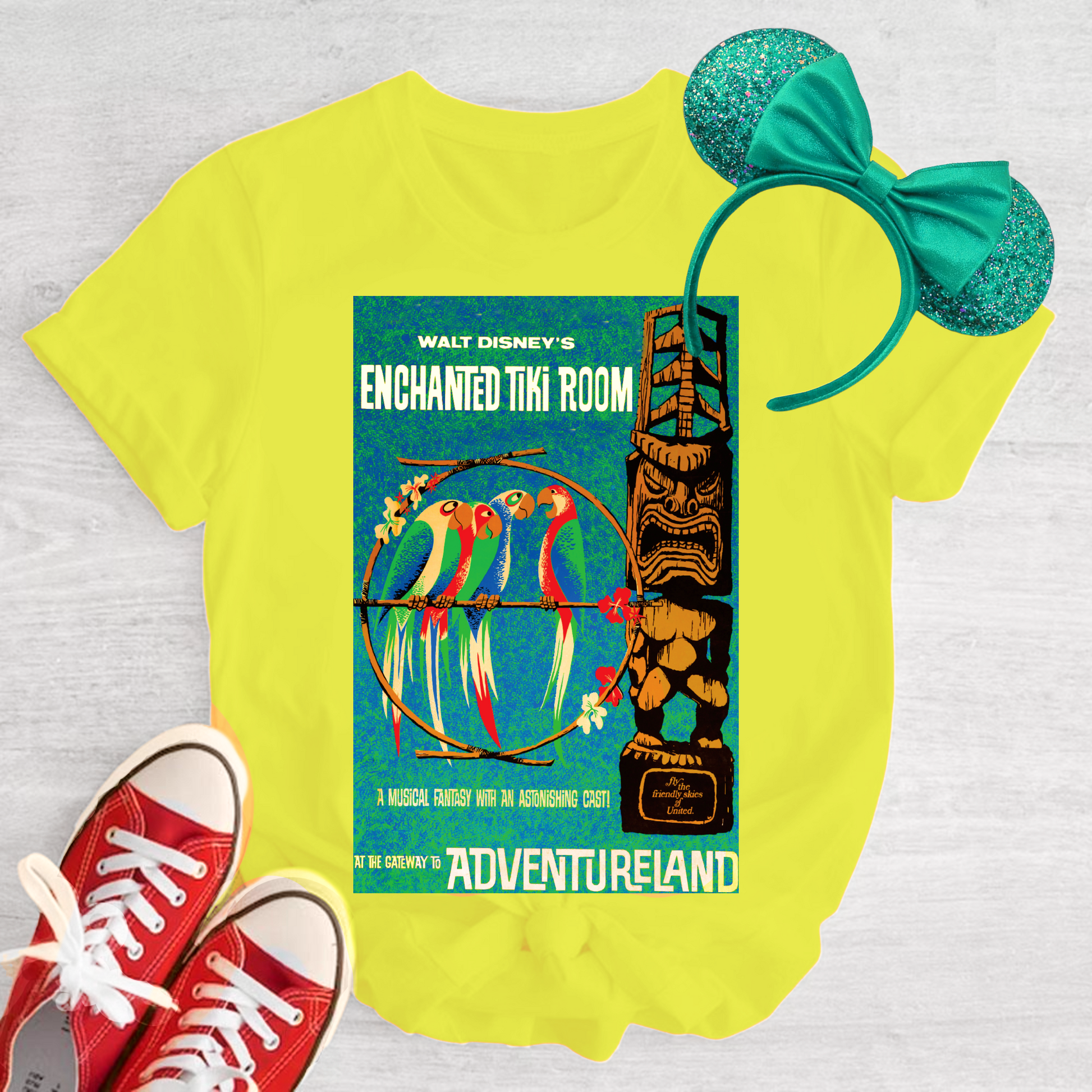 Enchanted Tiki Room Vintage Poster Shirt