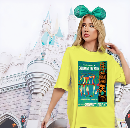 Enchanted Tiki Room Vintage Poster tshirt