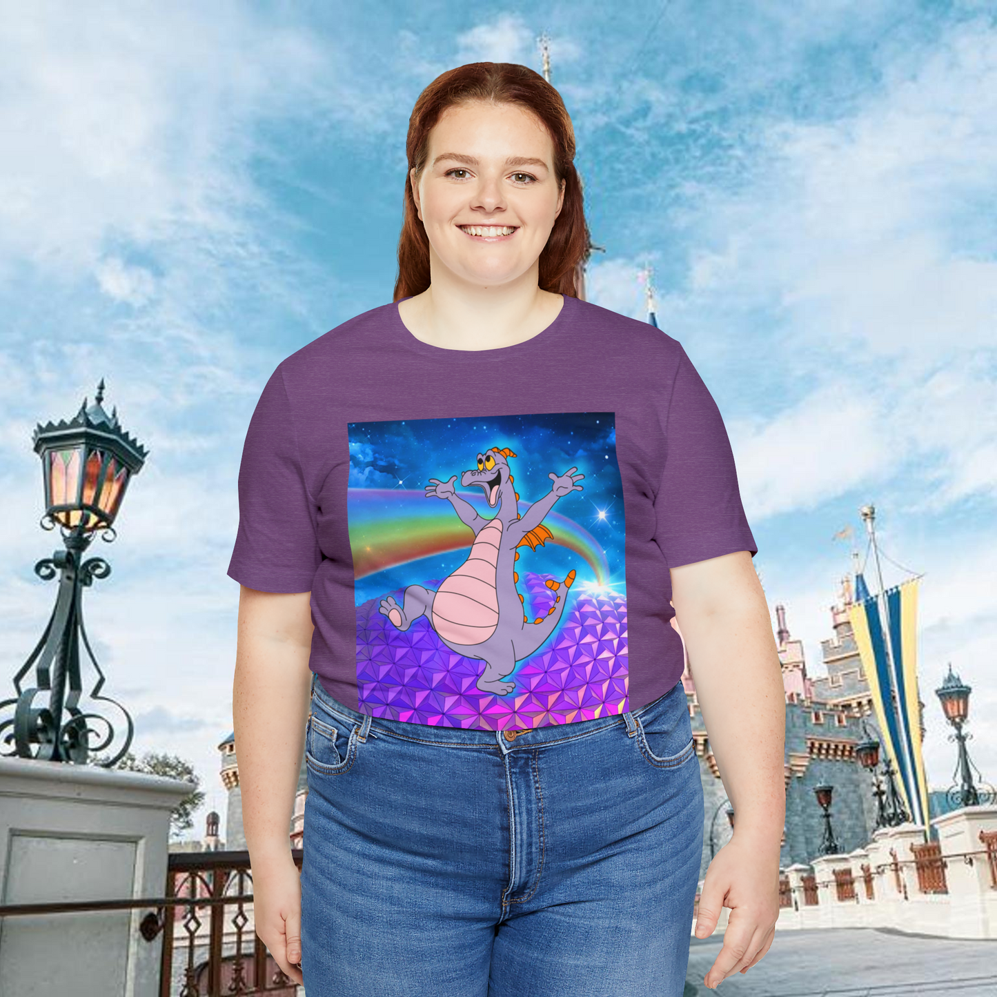 Womens Epcot Figment t-shirt