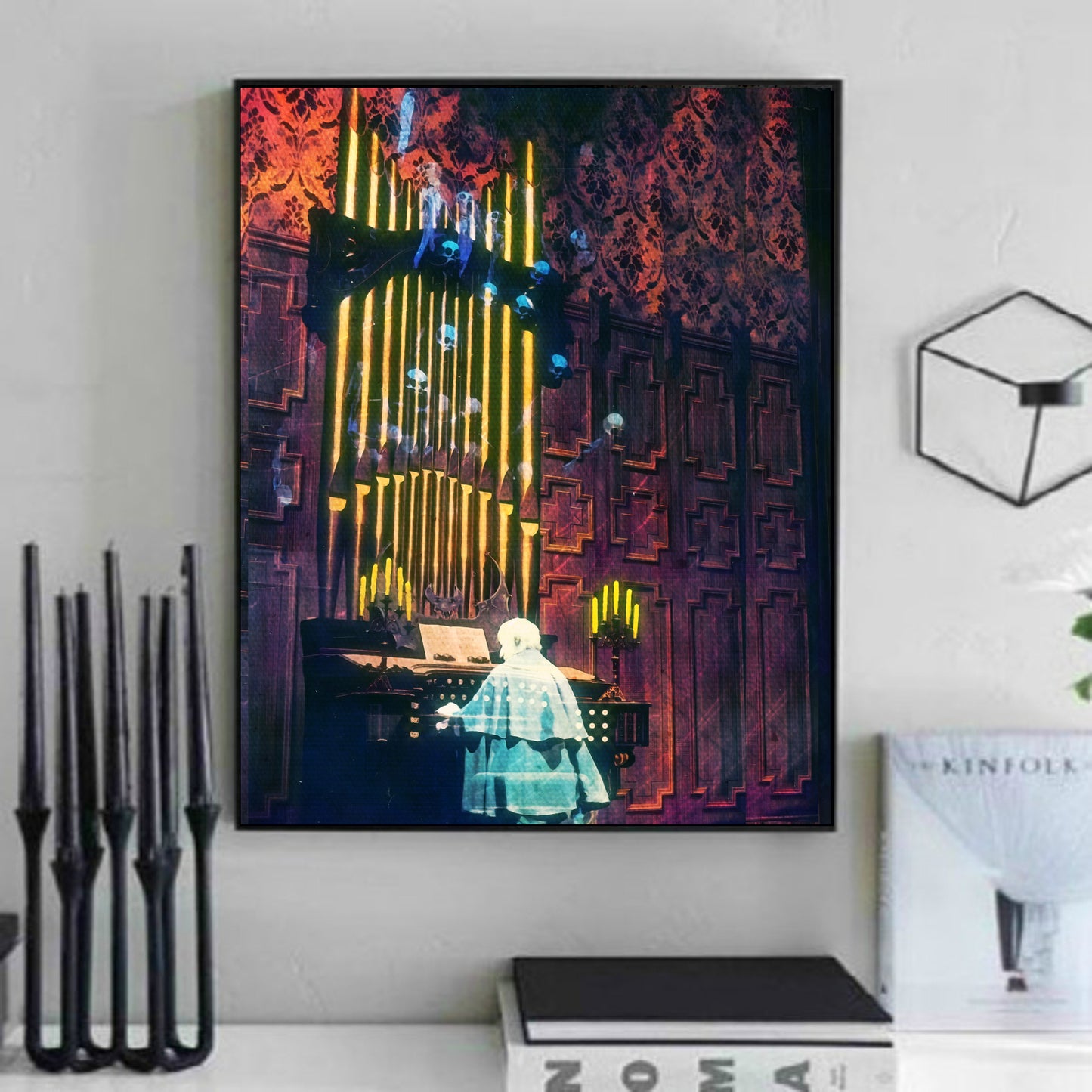 Haunted Mansion Organist Sheet Music Wall Art  | Lisa Jaye Art Designs