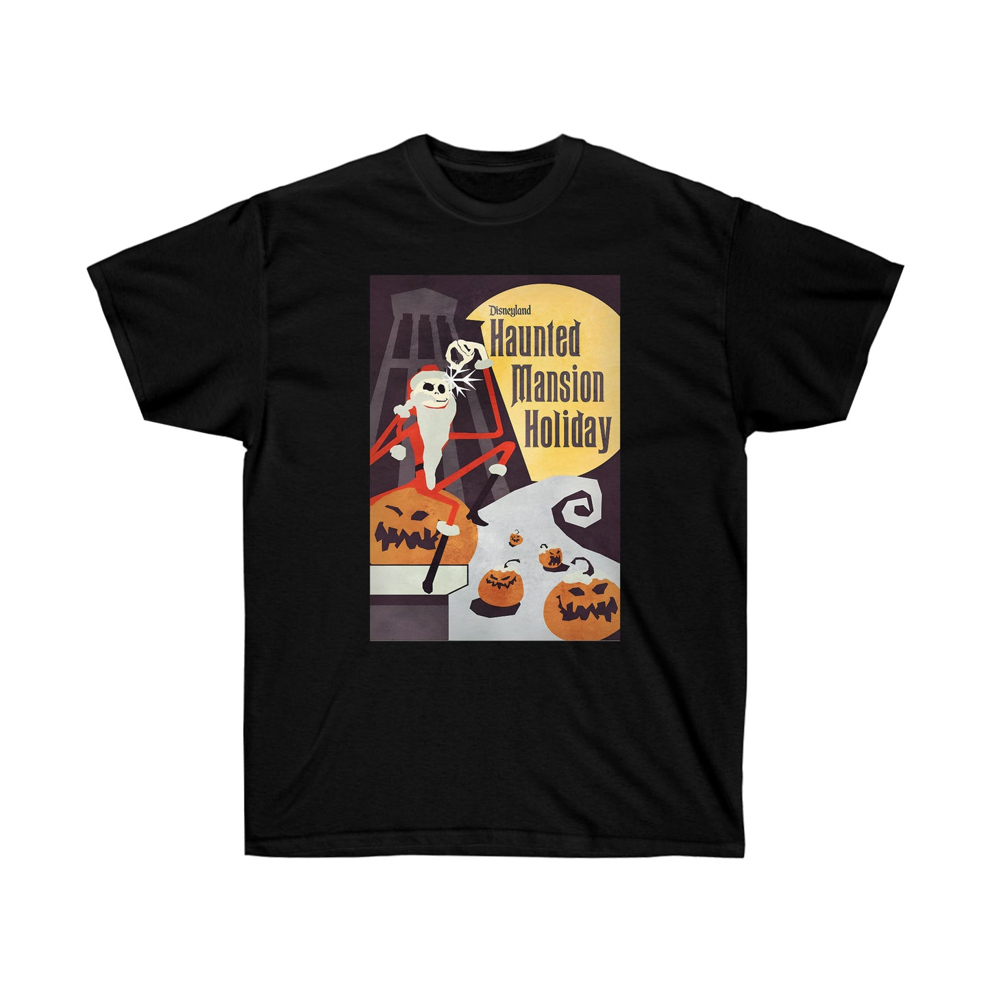 Haunted Mansion Holiday Overlay Unisex T-Shirt