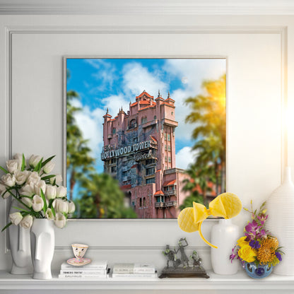 Hollywood Tower Hotel Wall Art Photo Print