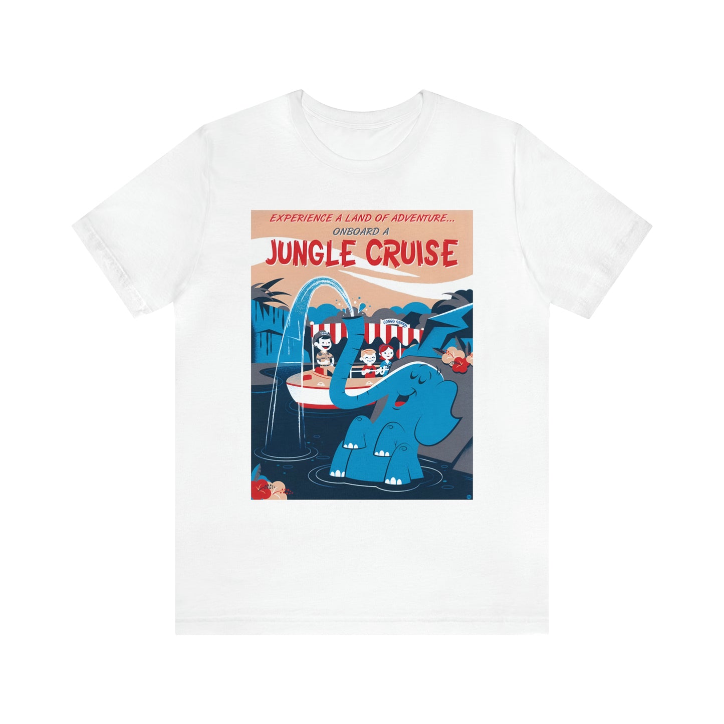 Jungle Cruise Vintage Poster T-Shirt, Unisex Tee or Tank