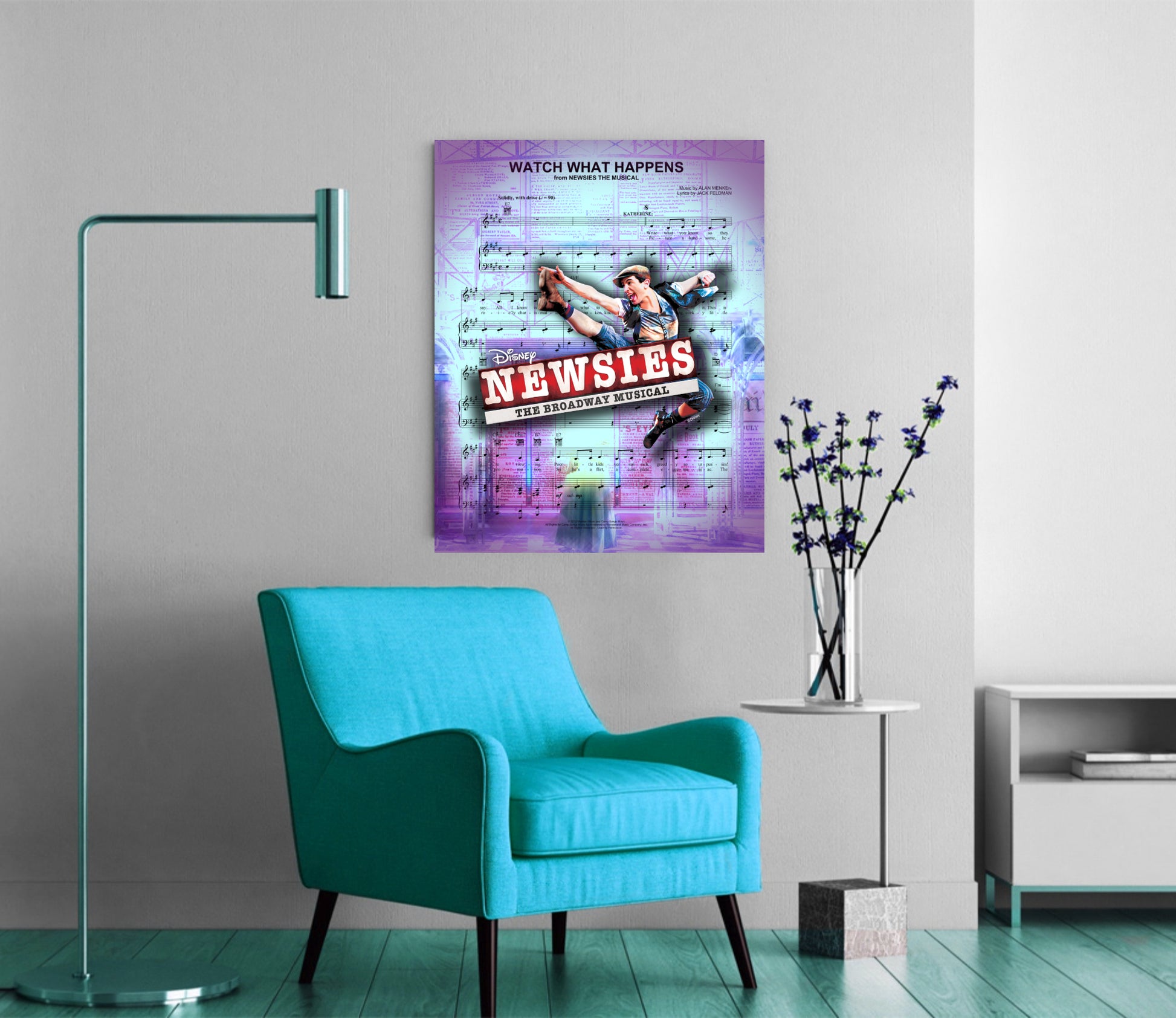 Newsies poster broadway artwork gift