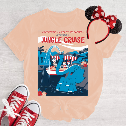 Jungle Cruise Disneyland Peach Shirt