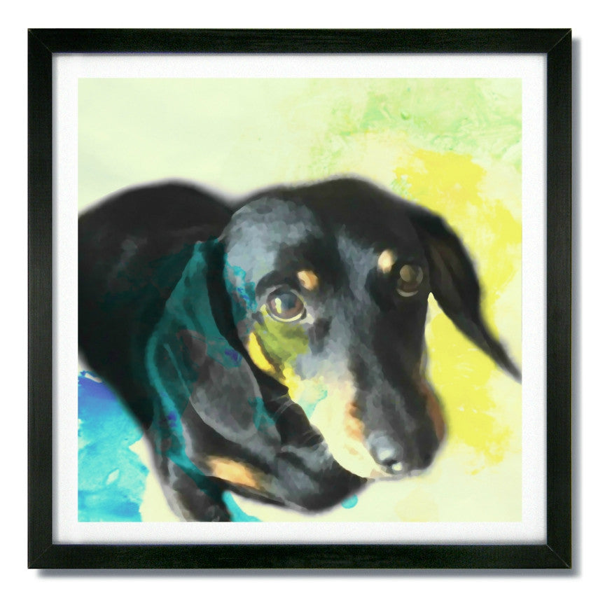 Custom Pet Art - Color Splash Style