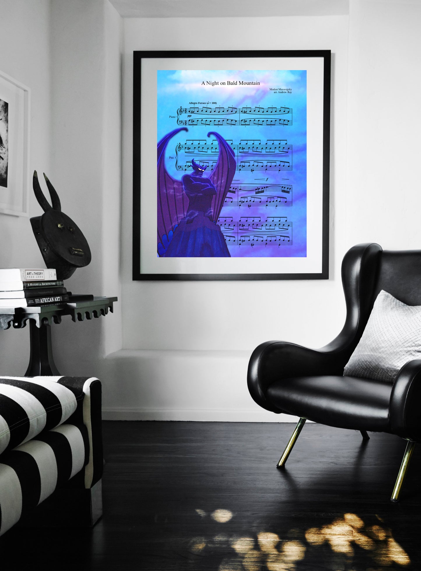 A Night on Bald Mountain Sheet Music Wall Art  | Lisa Jaye Art Designs