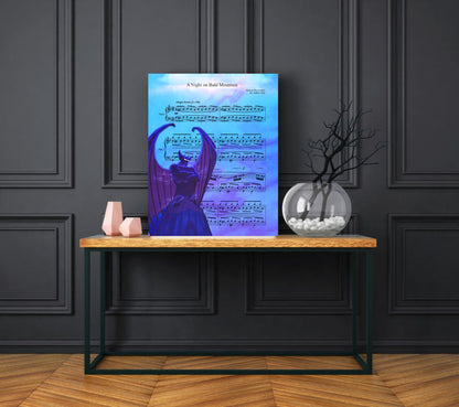 A Night on Bald Mountain Sheet Music Wall Art  | Lisa Jaye Art Designs