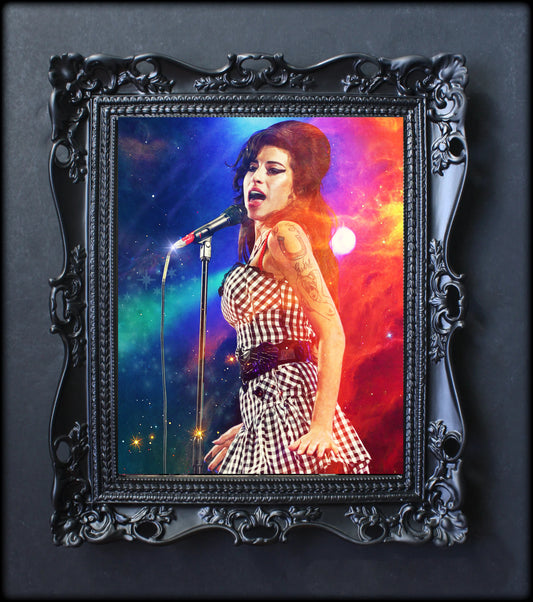 Amy Winehouse painting art print