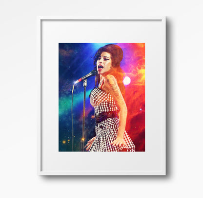 Amy Winehouse Wall Art  | Lisa Jaye Art Designs