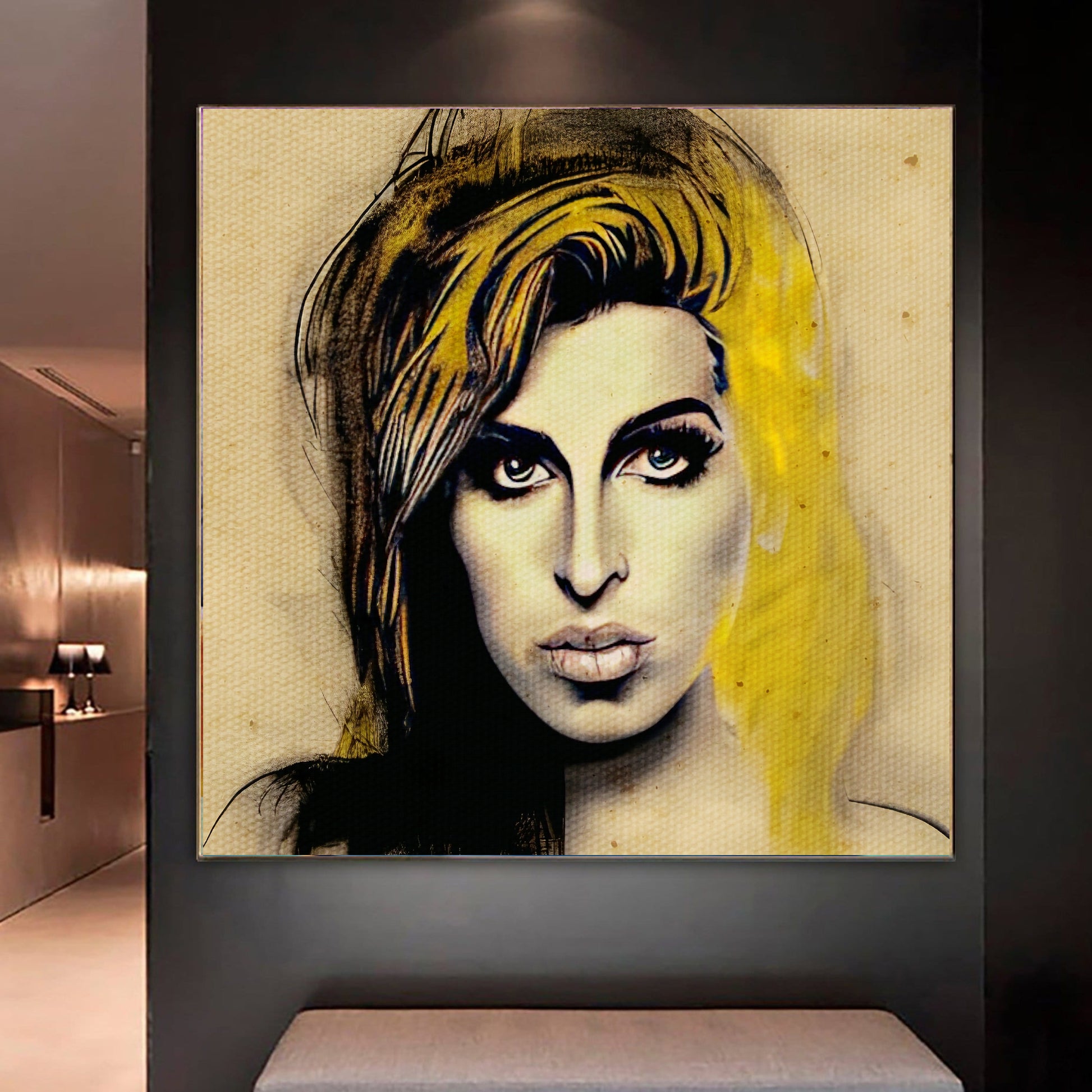 Amy Winehouse painting fine art