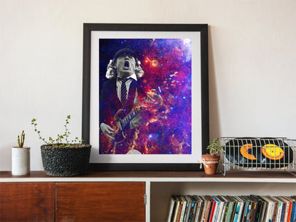 Angus Young Poster Print