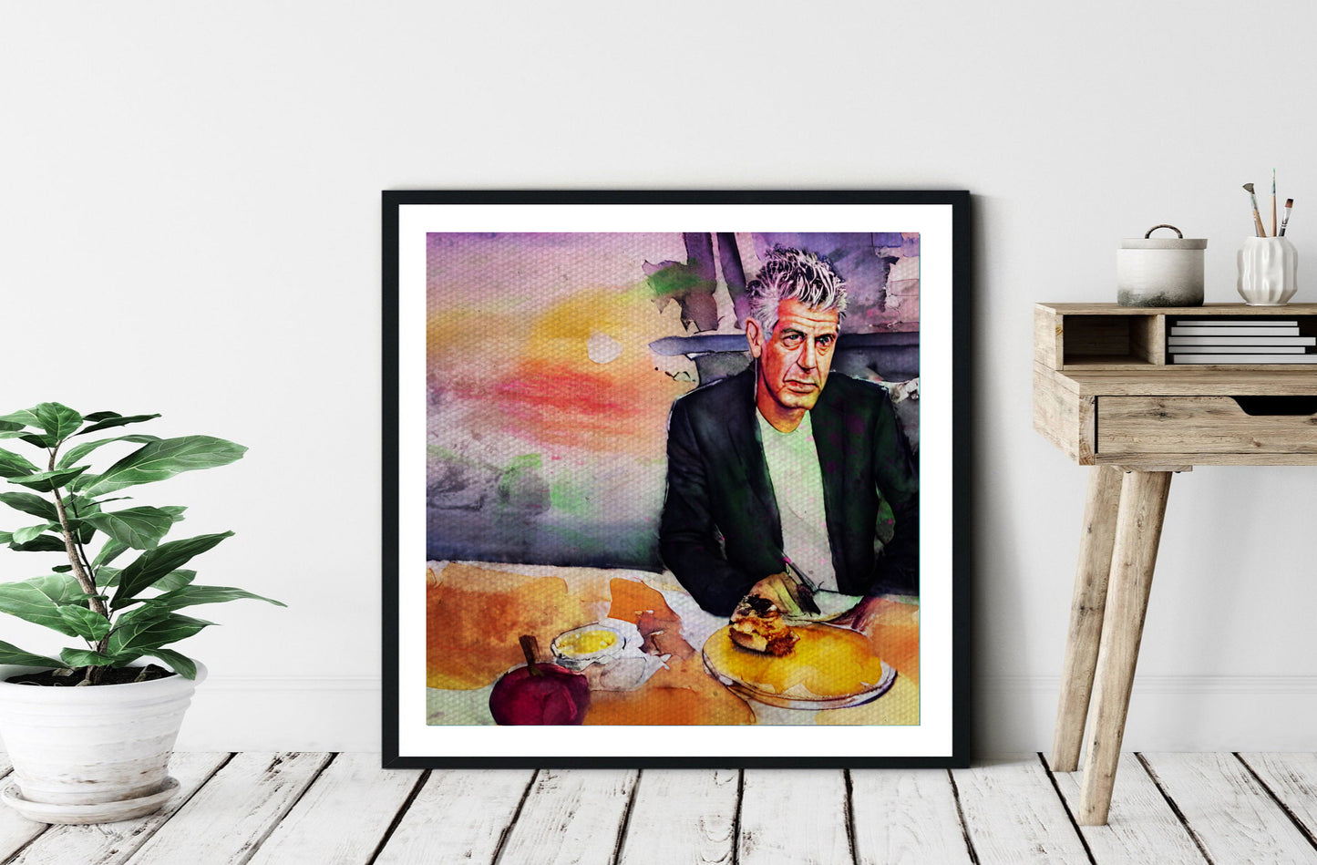 Anthony Bourdain art artwork print gift