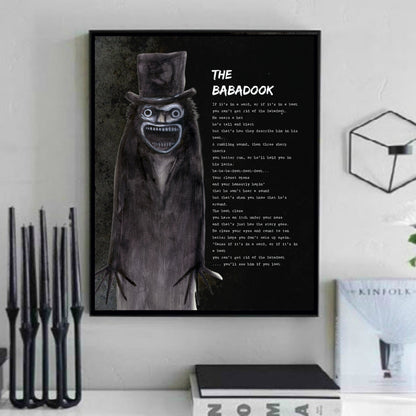 Babadook poem Wall Art Print Artwork Poster Painting Canvas