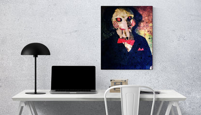 Billy the Puppet Saw Painting Wall Art  | Lisa Jaye Art Designs