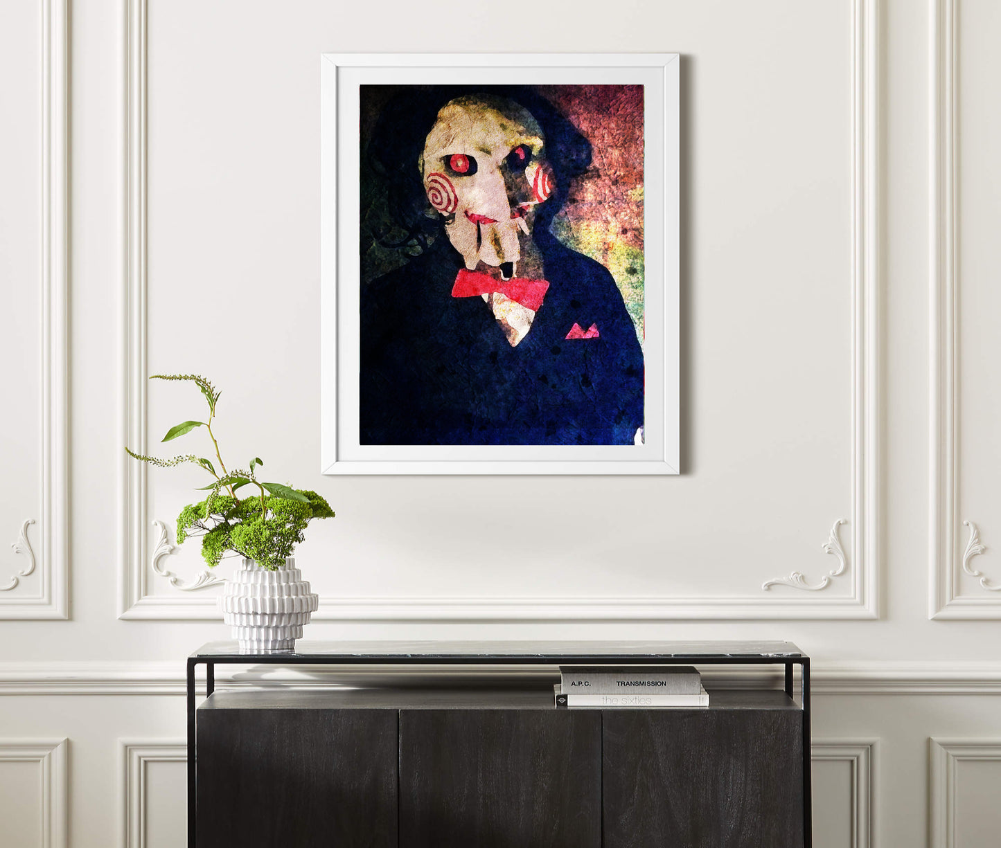 Billy the Puppet Saw Painting Wall Art  | Lisa Jaye Art Designs