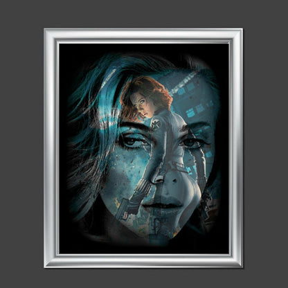 Scarlett Johansson Black Widow Avengers Wall Art  Lisa Jaye Art