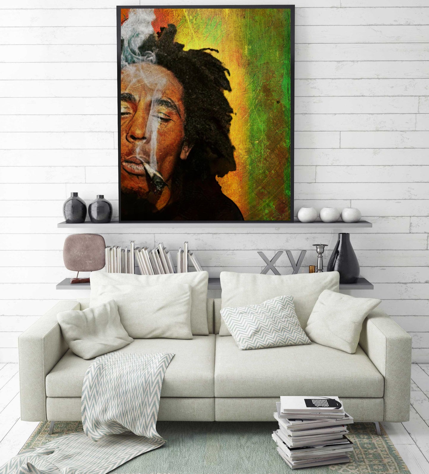 Bob Marley Wall Art  | Lisa Jaye Art Designs