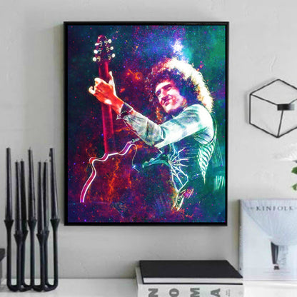 Brian May Wall Art Print Artwork Poster Painting Canvas