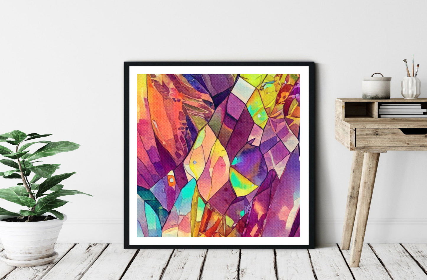 Crystals fine art print