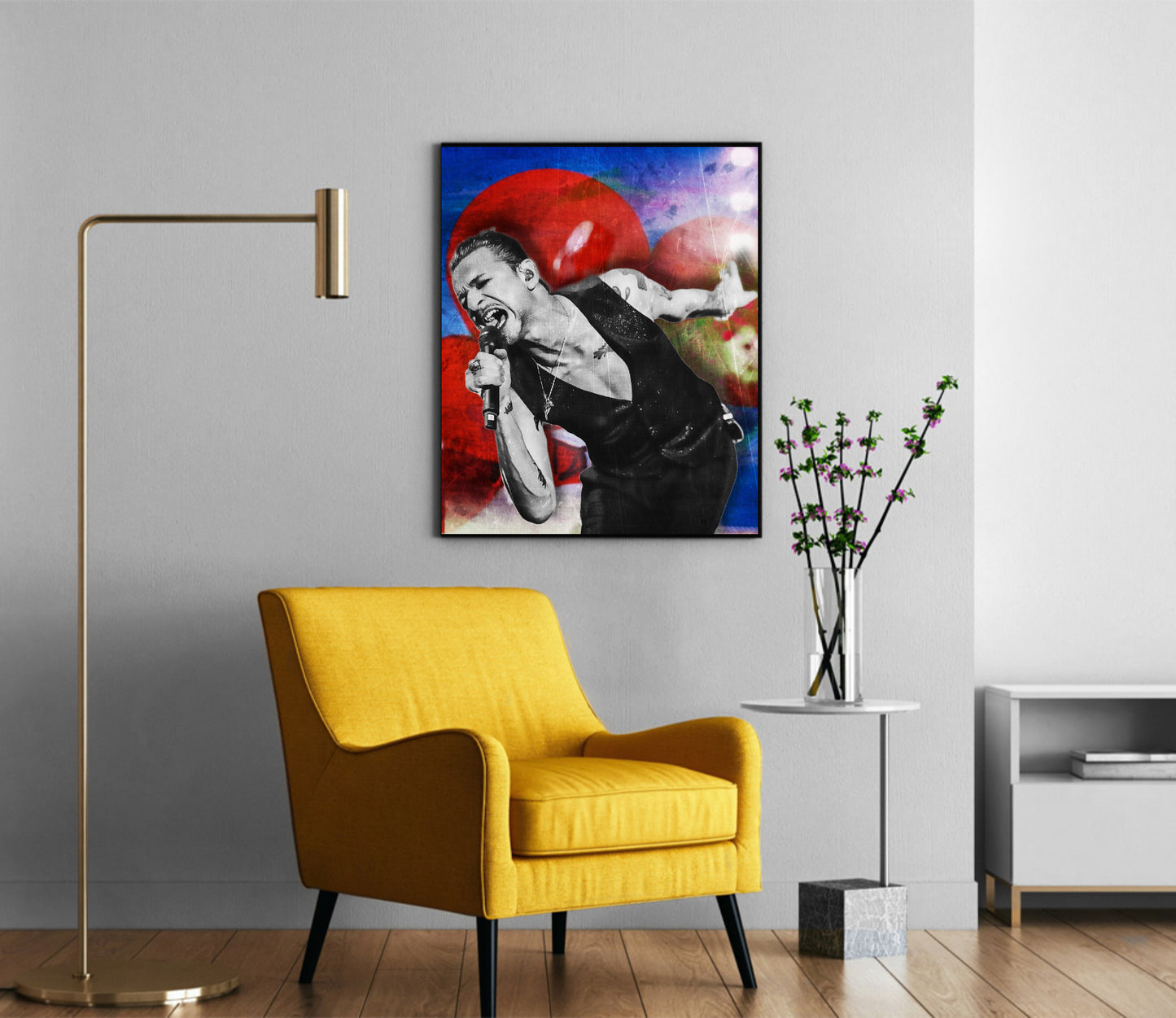 Dave Gahan Depeche Mode Wall Art  | Lisa Jaye Art Designs