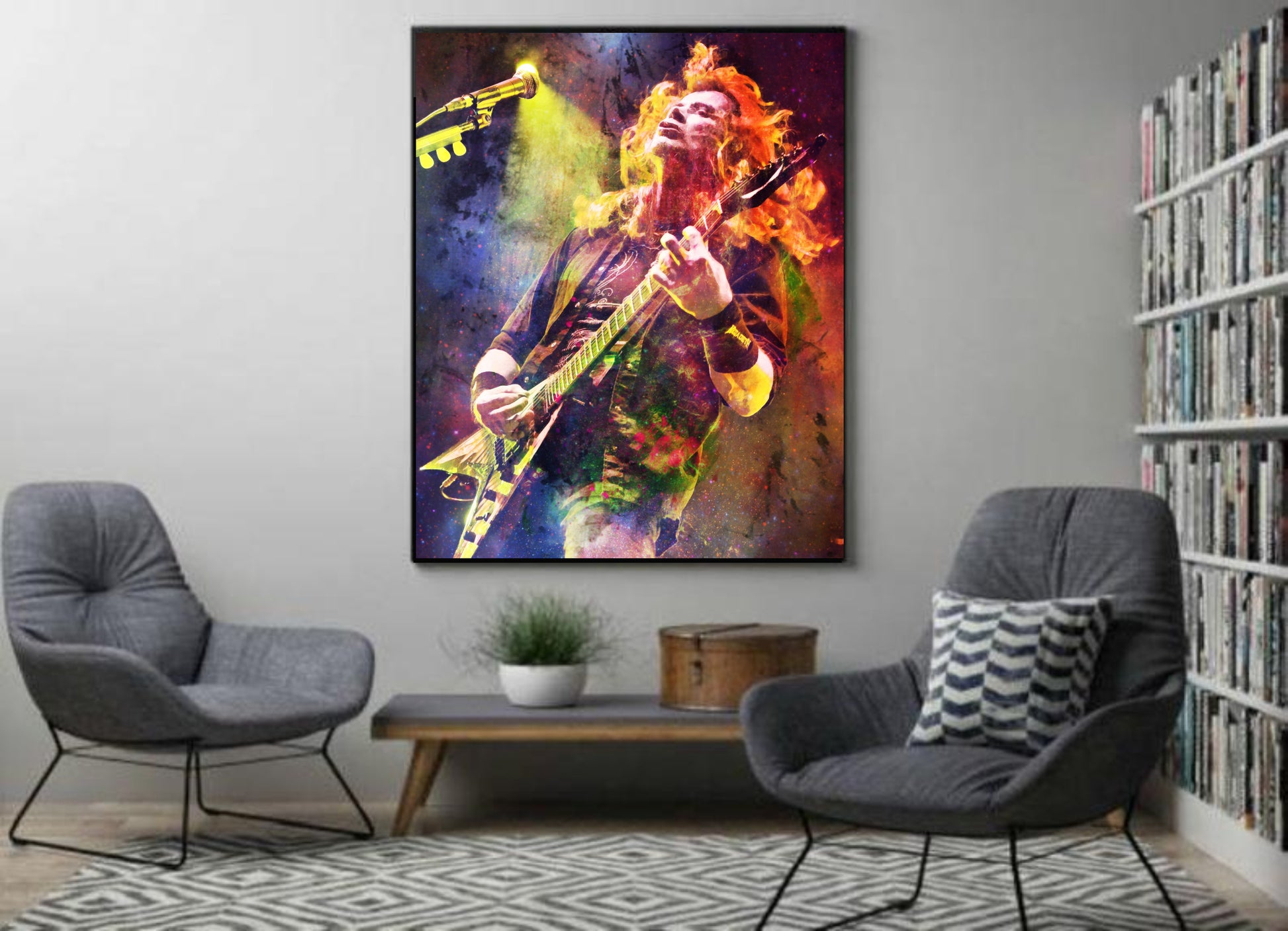 Dave Mustaine Megadeath Large artwork