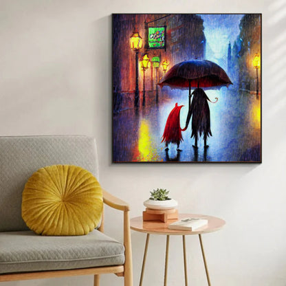 dark art square canvas