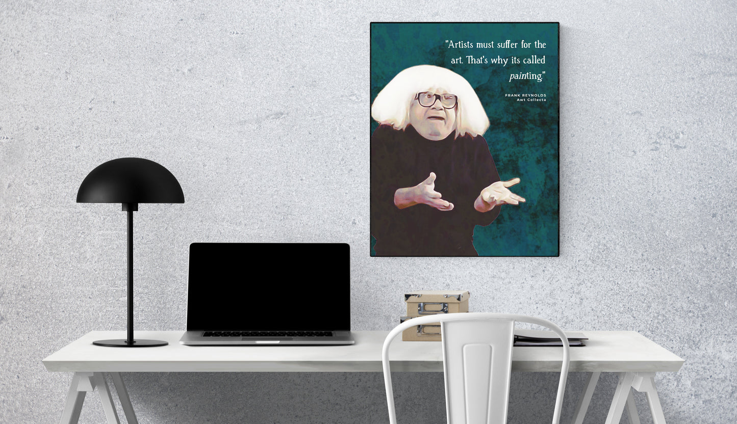 Frank Reynolds It's Always Sunny in Philadelphia Wall Art  | Lisa Jaye Art Designs