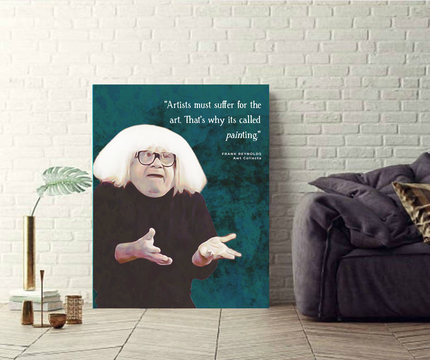 Frank Reynolds Artists Must Suffer print poster gift