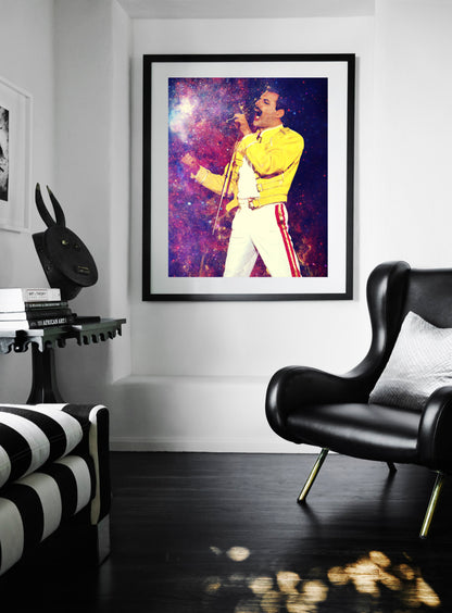 Freddie Mercury Wall Art  | Lisa Jaye Art Designs