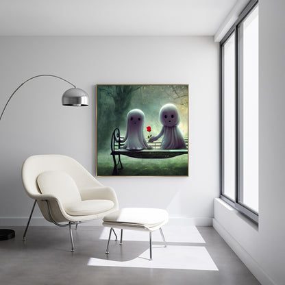 Ghosts romantic art artwork