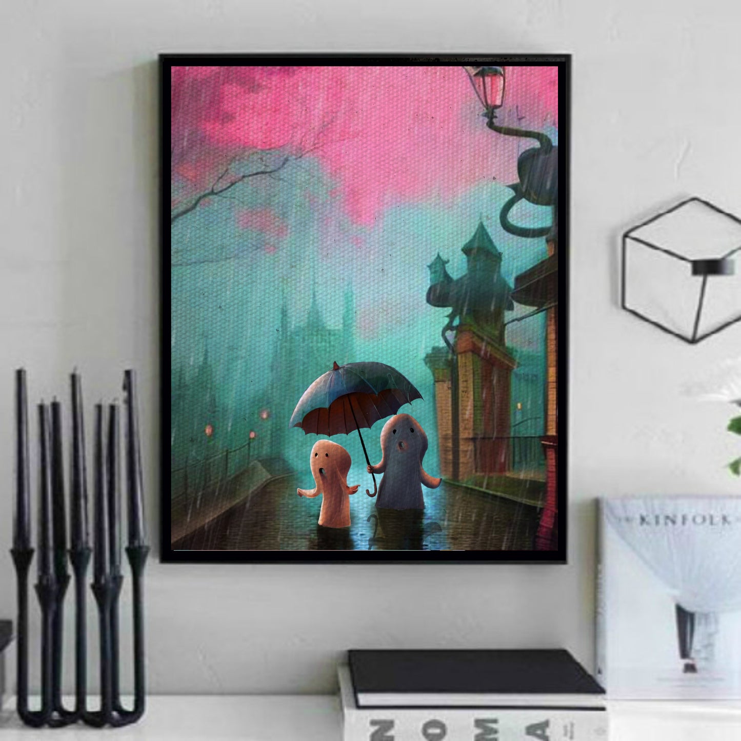 goth girly wall art artwork