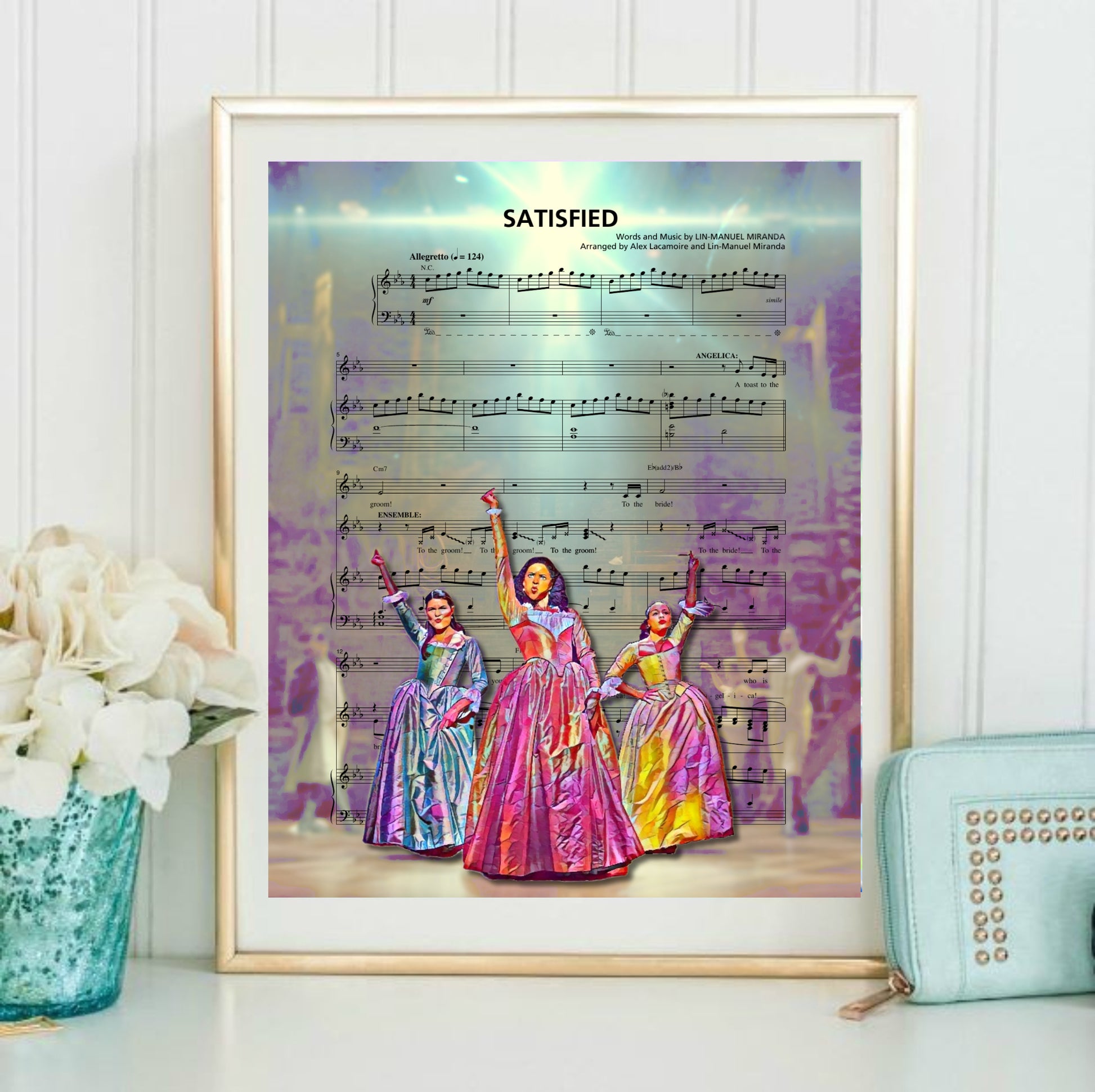 Hamilton Sisters Wall Art Print Painting Poster Canvas