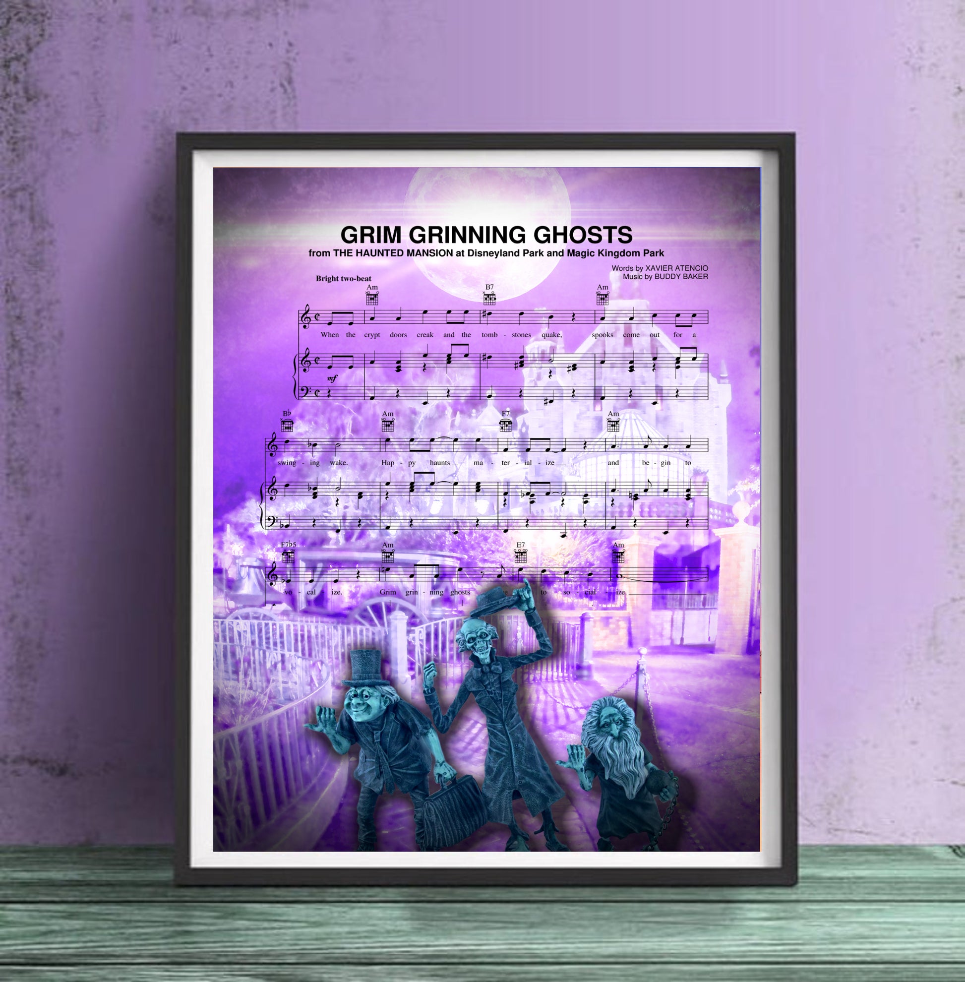 Haunted Mansion Grim Grinning Ghosts Sheet Music