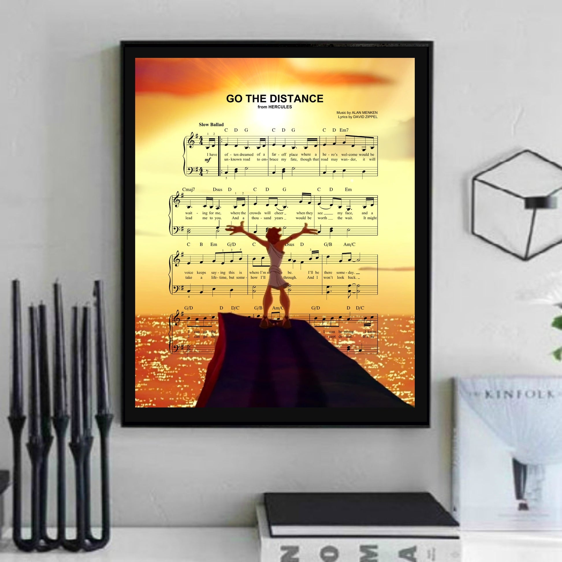 Hercules Go The Distance Sheet Music Art