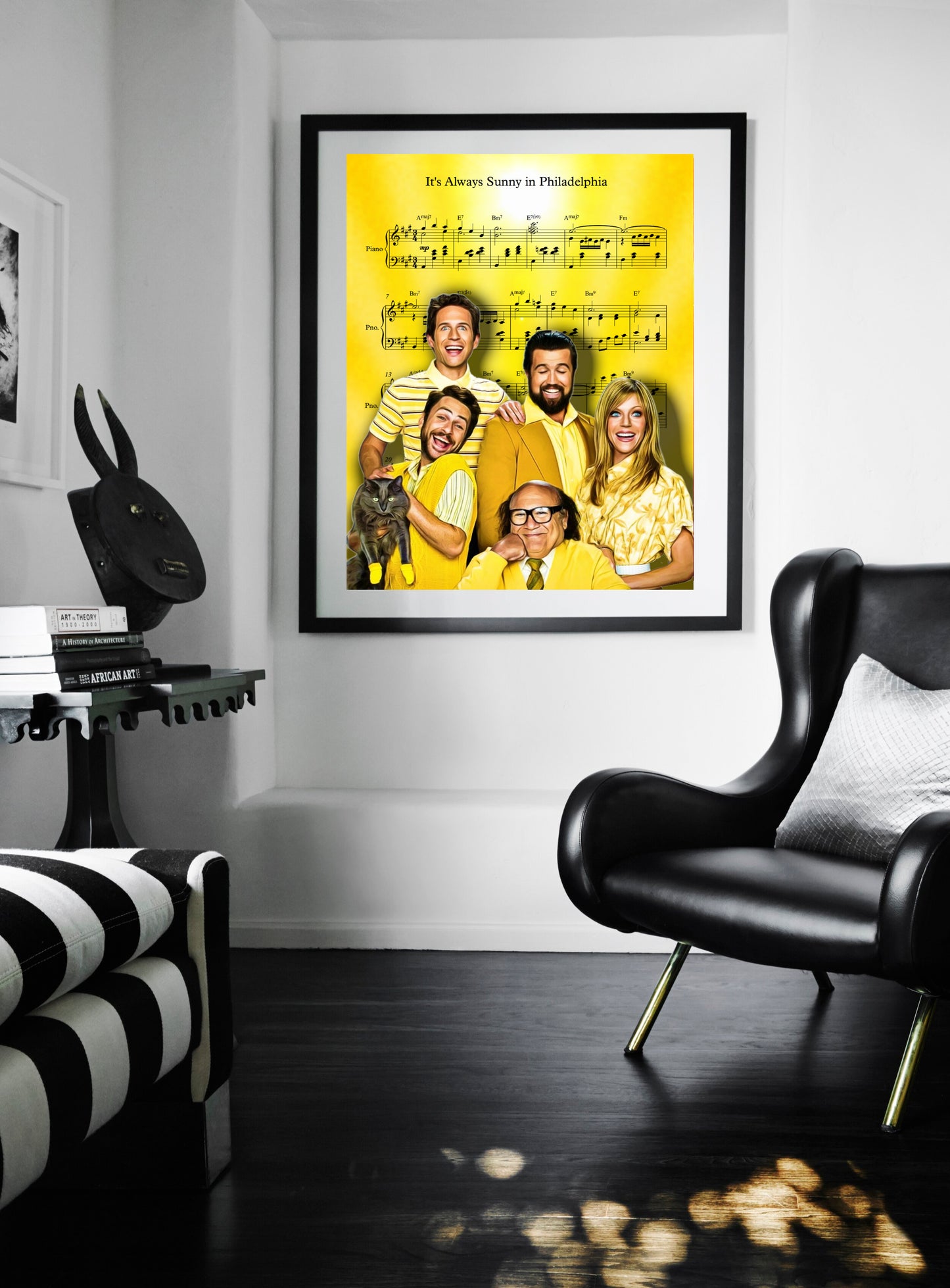 It's Always Sunny in Philadelphia Sheet Music Wall Art  | Lisa Jaye Art Designs