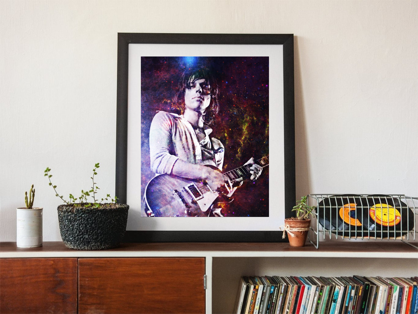 Jeff Beck Wall Art Print Artwork Poster Painting Canvas