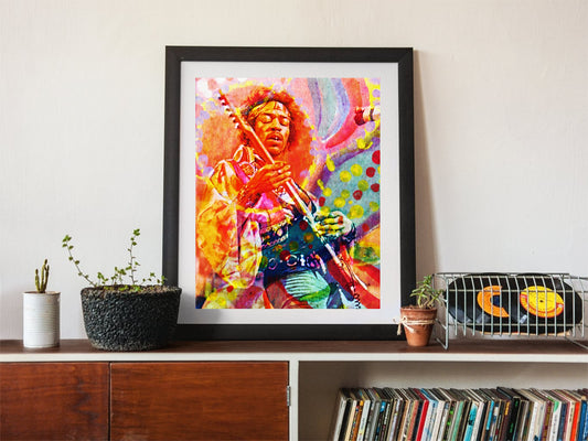 Jimi Hendrix Wall Art