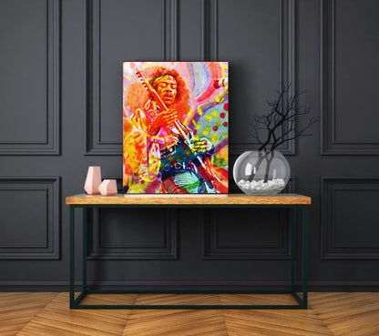 Jimi Hendrix Abstract Wall Art  | Lisa Jaye Art Designs