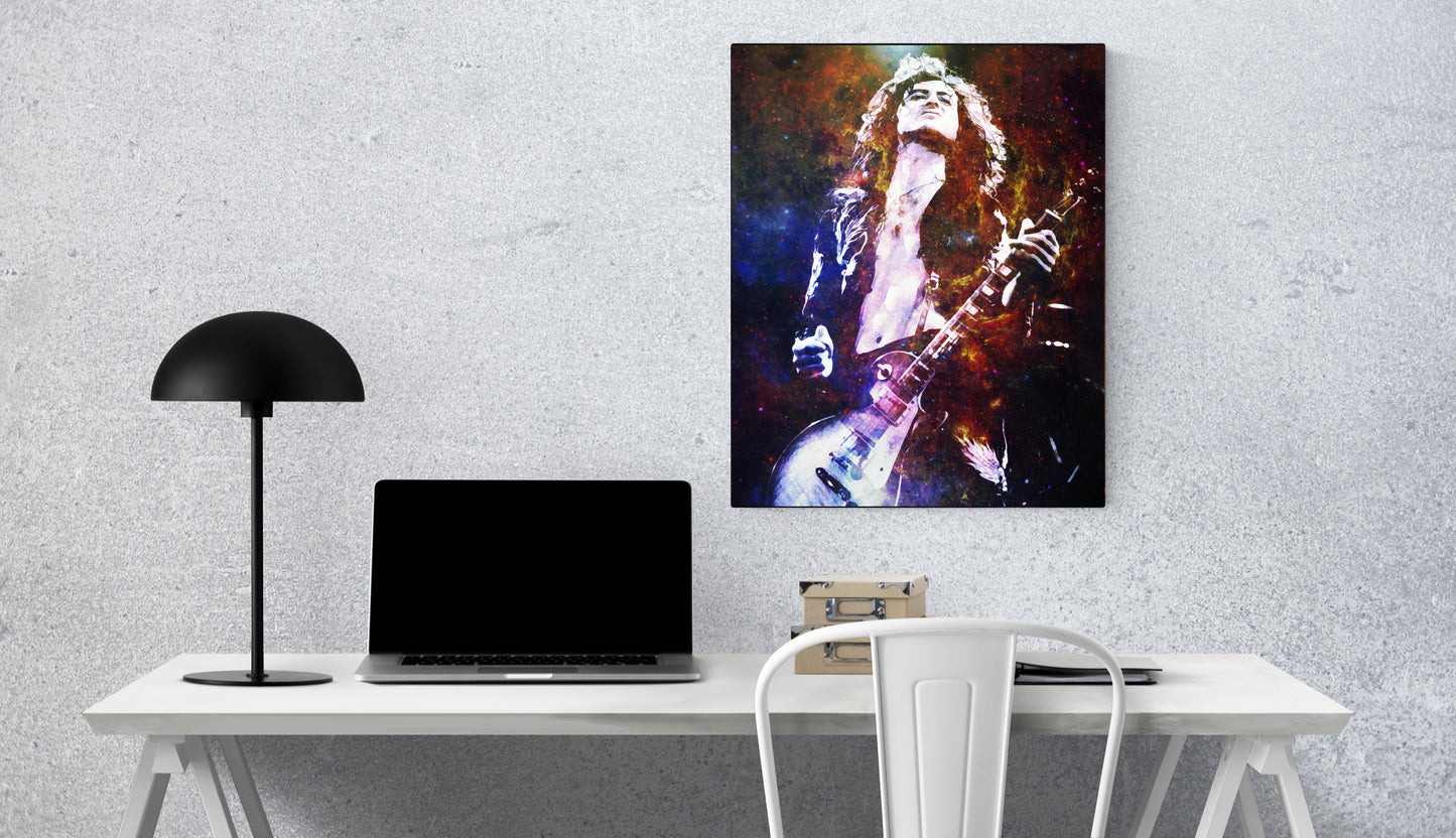 Jimmy Page Wall Art  | Lisa Jaye Art Designs