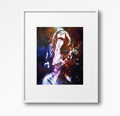 Jimmy Page Wall Art print