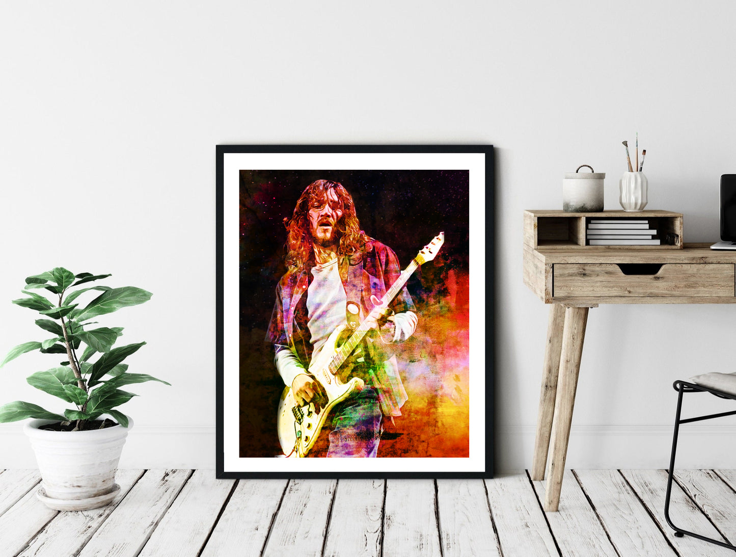 John Frusciante RHCP Wall Art  | Lisa Jaye Art Designs