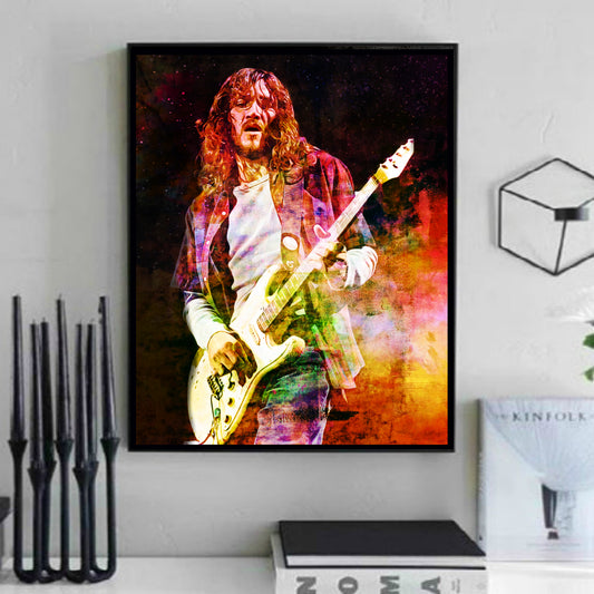 John Frusciante RHCP Wall Art  | Lisa Jaye Art Designs