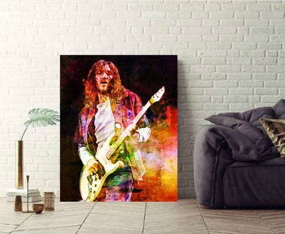 John Frusciante RHCP Wall Art  | Lisa Jaye Art Designs