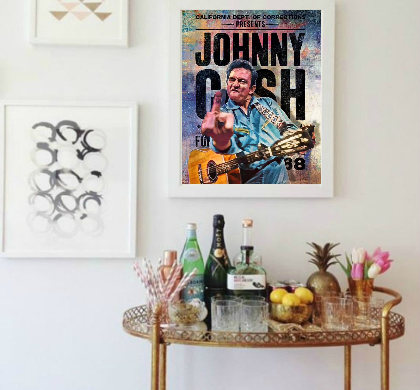 Johnny Cash Wall Art  | Lisa Jaye Art Designs