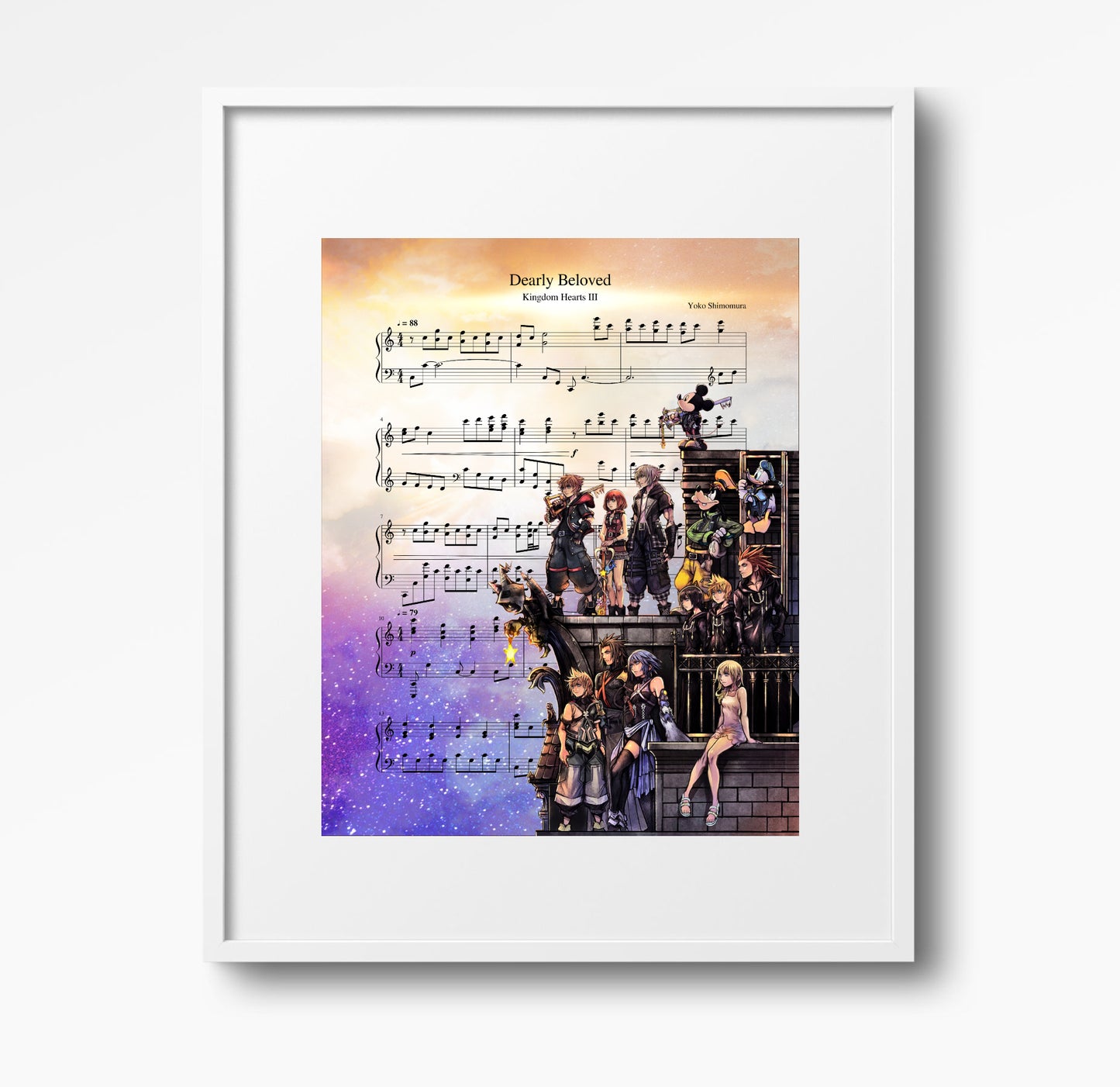 Kingdom Hearts III Wall Art  | Lisa Jaye Art Designs