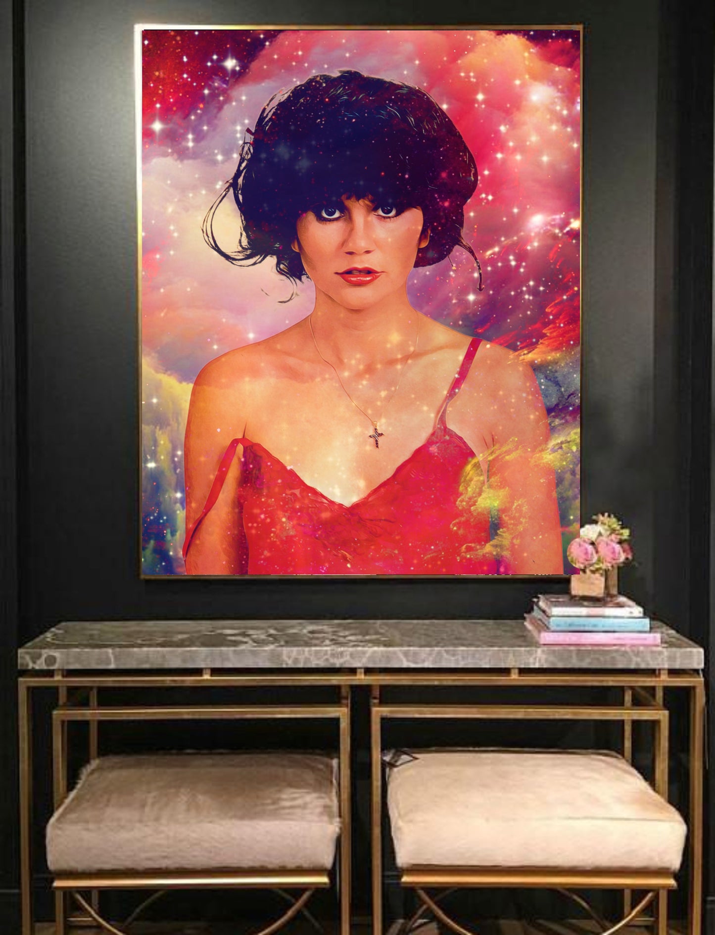 Linda Ronstadt large art artwork