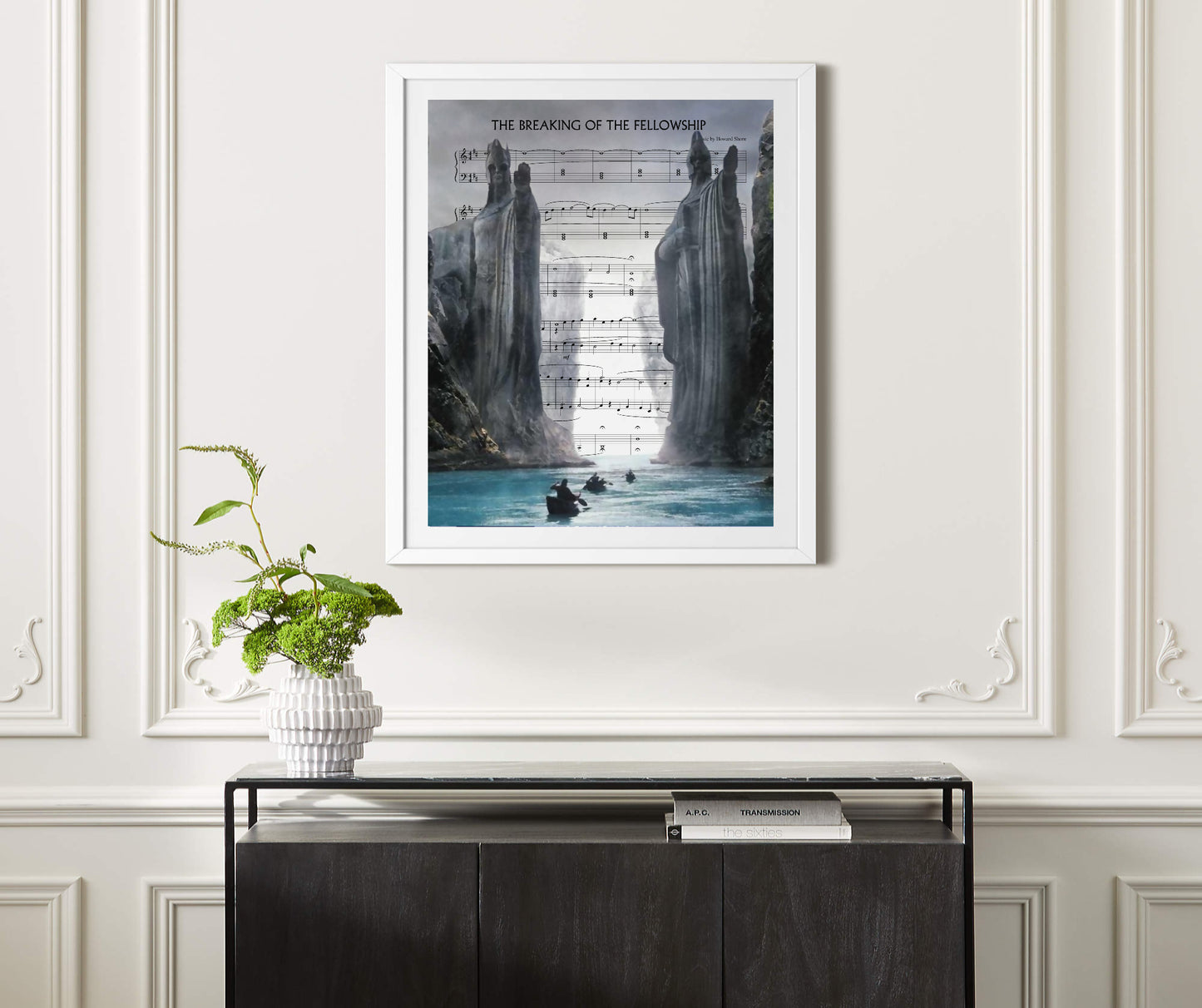 Lord of the Rings Sheet Music Wall Art  | Lisa Jaye Art Designs