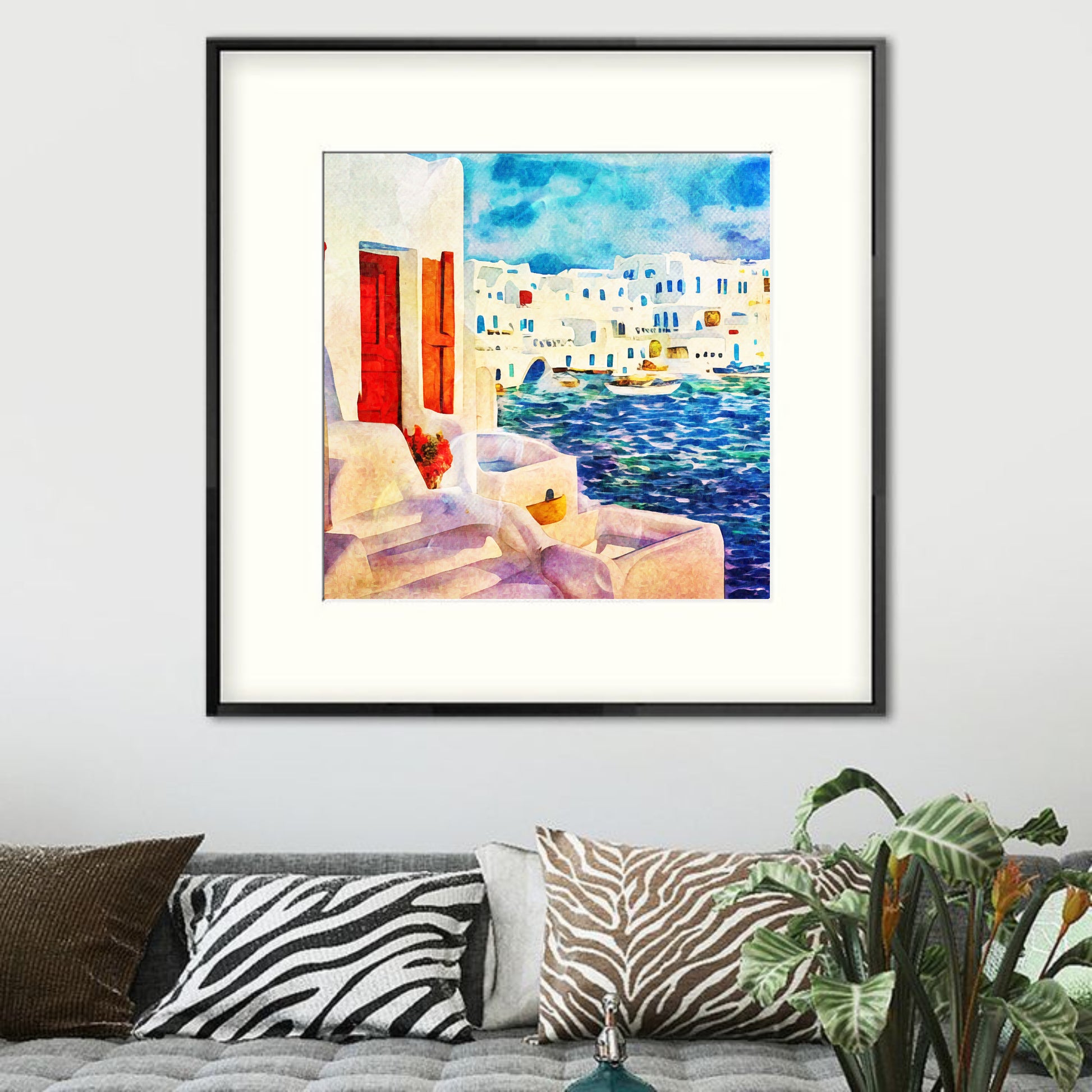 Mykonos Greece poster