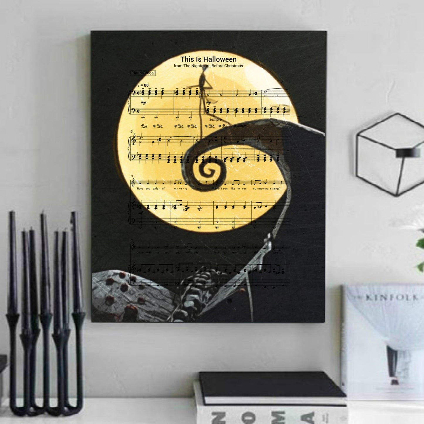 Nightmare Before Christmas This is Halloween Wall Art